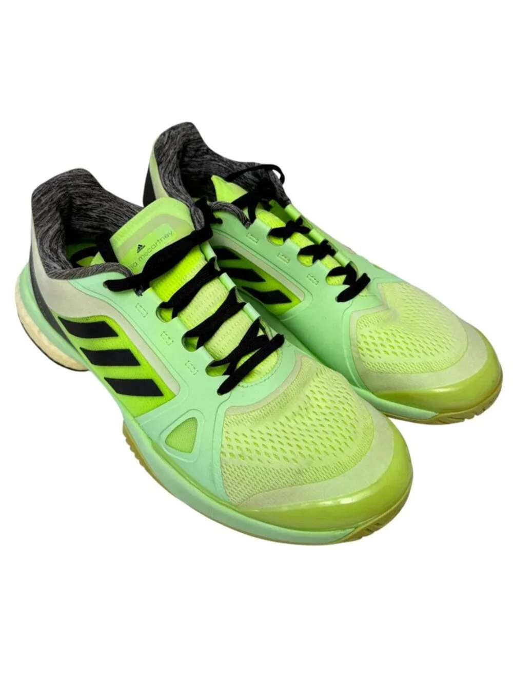 Adidas Stella McCartney Womens 10 Lime Green Black Sneakers GZ8494